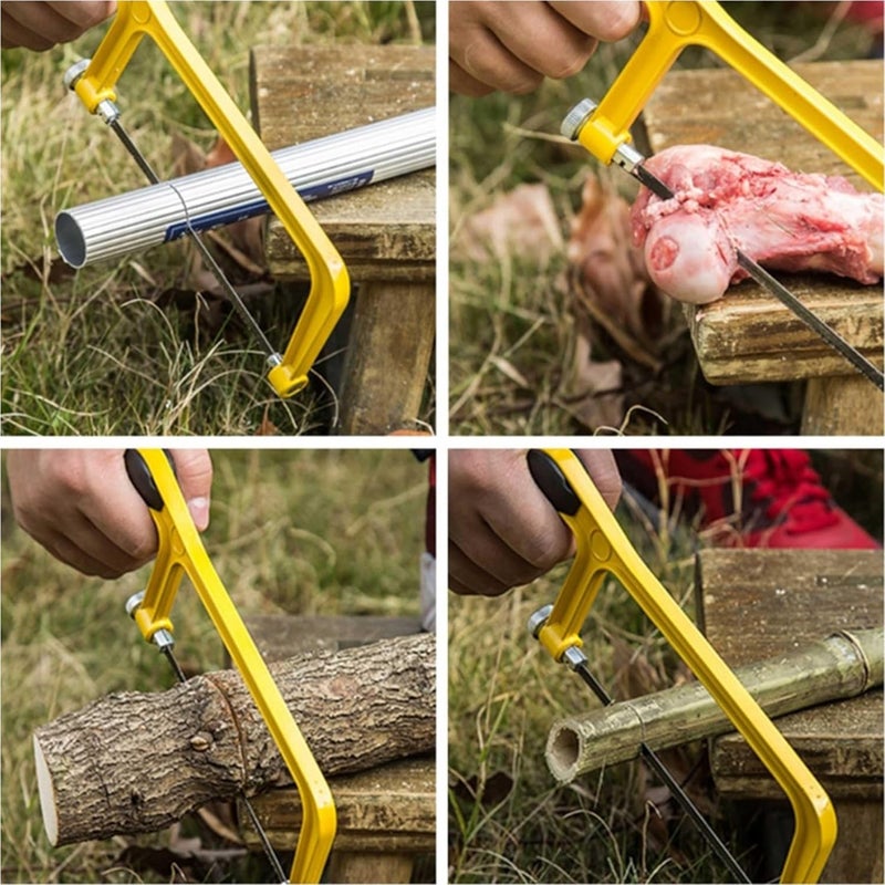 Hanpex 6 in. Mini Hacksaw & mitre Block Set - 150mm Extra Fine Cut Hack Saw with Bi-Metal Blade - Image 5